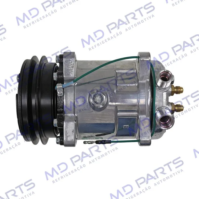 Compressor Modelo 5H14 Universal 8 Orelhas - 24 Volts Polia Canal 1A 128mm R134a — foto 6