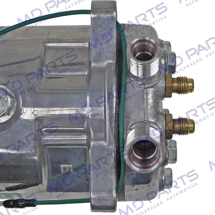 Compressor Modelo 5H14 Universal 8 Orelhas - 24 Volts Polia Canal 1A 128mm R134a — foto 7