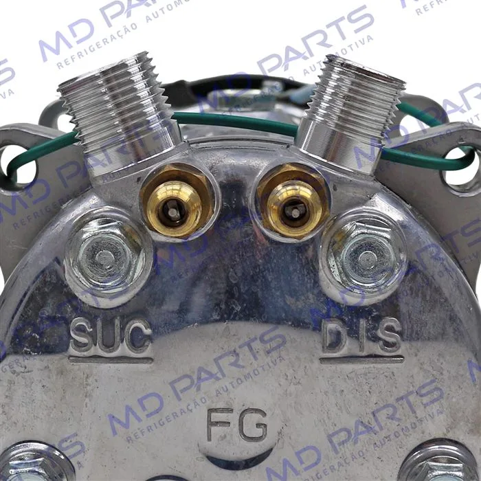 Compressor Modelo 5H14 Universal 8 Orelhas - 24 Volts Polia Canal 1A 128mm R134a — foto 8