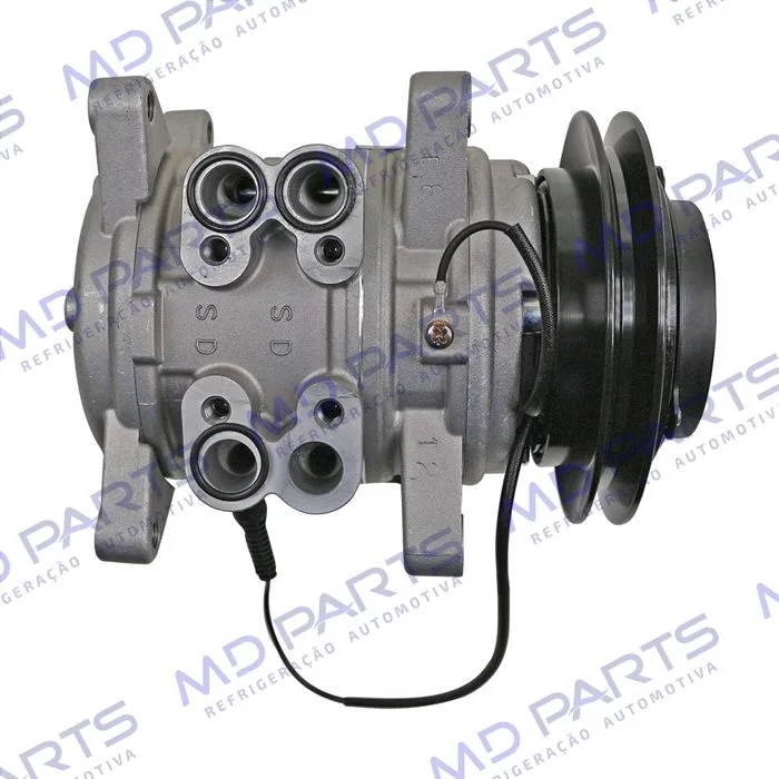 Compressor 10PA15 Modelo 6P148 Universal 8 Orelhas Trator Valtra - 12 Volts Polia Canal 1A 133mm OEM: 82292901 — foto 8