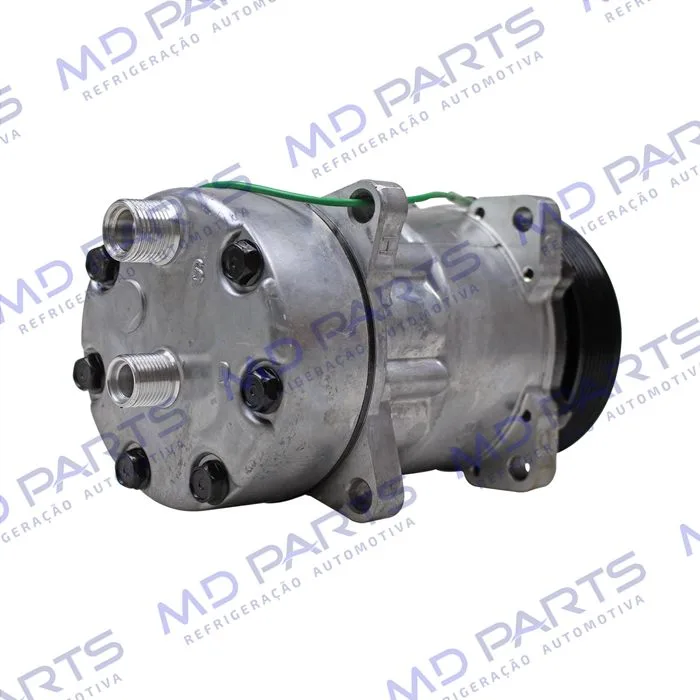 Compressor Modelo AA7H15AA 8 Orelhas Descarga/Sucção Traseira O´ring - 24 Volts Polia 8pk 119mm R134a — foto 6