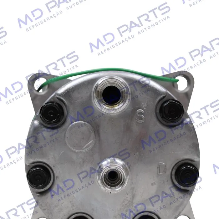 Compressor Modelo AA7H15AA 8 Orelhas Descarga/Sucção Traseira O´ring - 24 Volts Polia 8pk 119mm R134a — foto 8