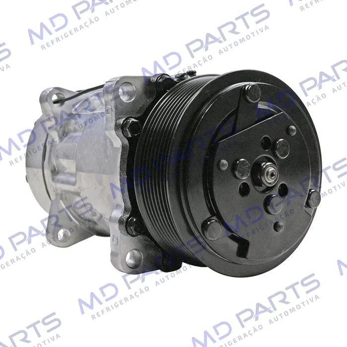 Compressor Modelo AA7H15AA Máquina New Holland 8 Orelhas Descarga/Sucção Traseira O´ring - 12 Volts Polia 8pk 119mm R134a — foto 4