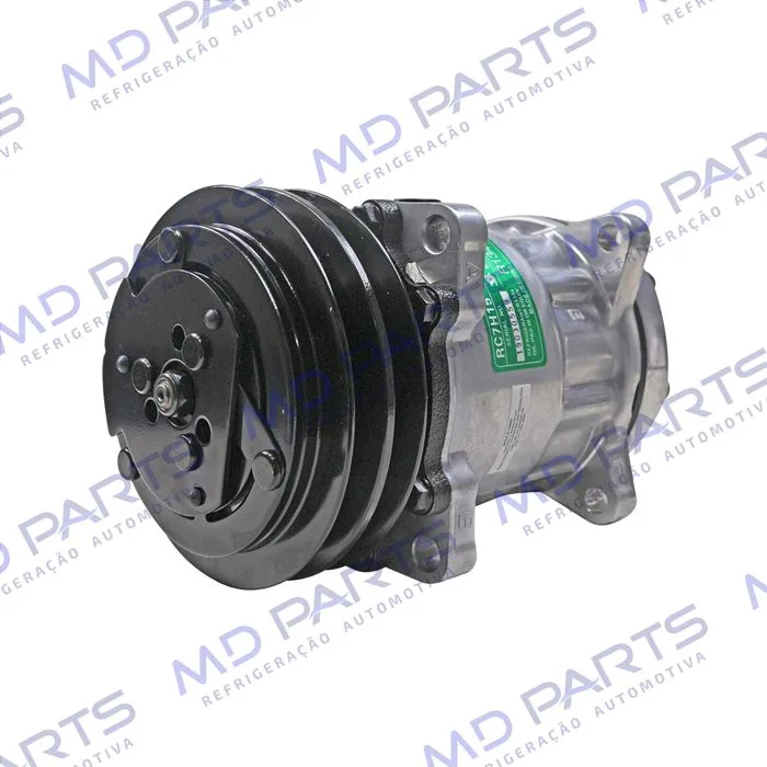 Compressor Modelo AA7H15AA U8088 Máquina Pulverizadora Valtra BS3020H/ Trator Massey Ferguson 6360 / 8 Orelhas Sucção e Descarga Traseira Engate - 12 Volts Polia 2A 132mm R134a OEM: 3782613M2 — foto 2
