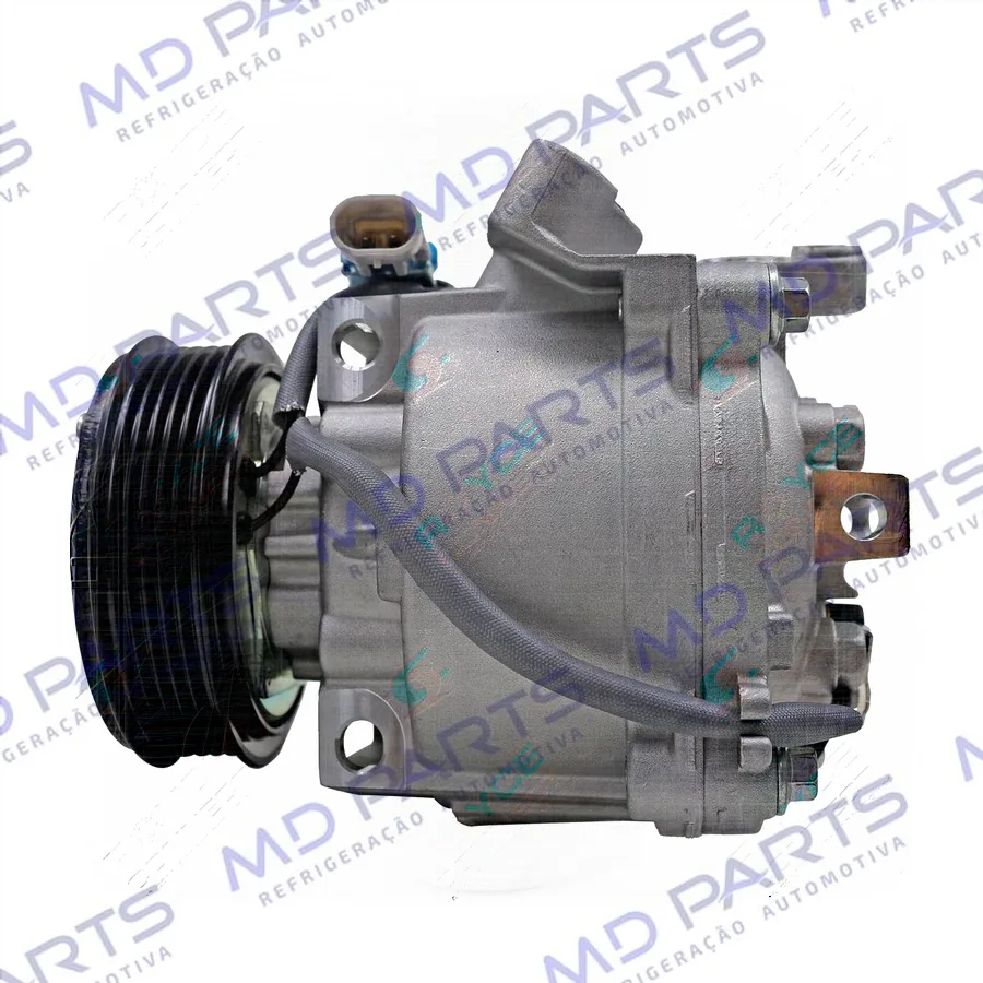 Compressor Chevrolet Prisma 2013>/ Onix/ Sonic 1.8/ Spin/ Cobalt 1.8 - 12 Volts Polia 5pk 99mm OEM: 52039087/ 52067902/ 52149016/ 52093071