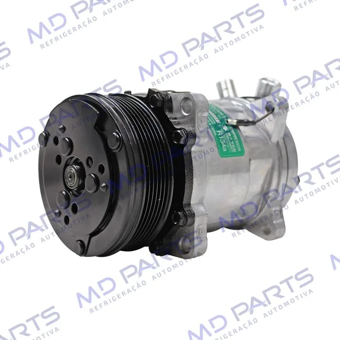 Compressor Modelo AA5H14AA 8 Orelhas - 12 Volts Polia 6pk 119mm Universal R134a — foto 2