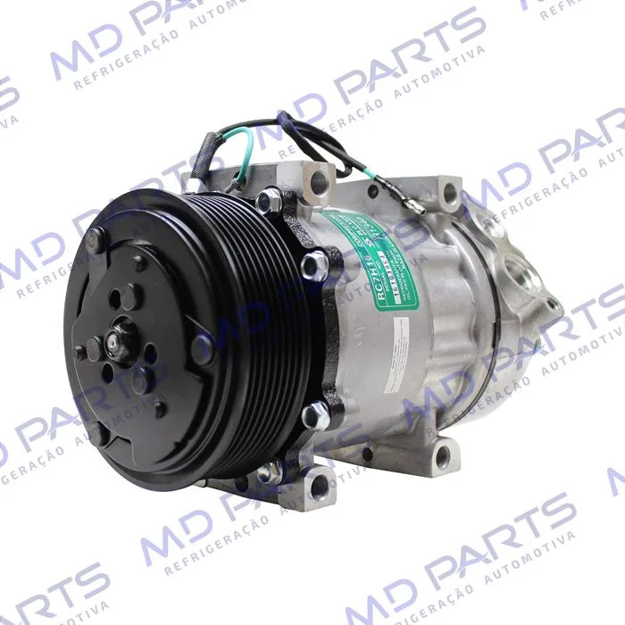 Compressor Modelo AA7H15AA 7980 Caminhão Scania >2007 - 24 Volts 8pk 119mm OEM: 1412263/ 1888034 — foto 2