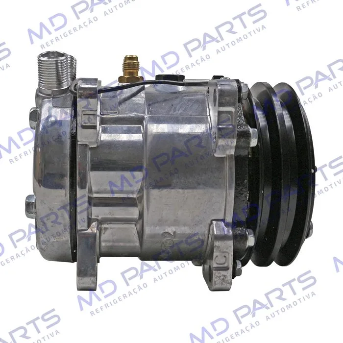 Compressor Modelo 5H09/SE505 8 Orelhas Máquina Caterpillar Mini Carregadeira 299D/ 242D3 - 12 Volts Polia 2A 125mm R134a OEM: 345-4547/ 509-3958 — foto 5