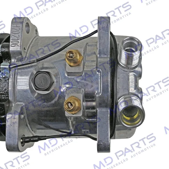 Compressor Modelo 5H09/SE505 8 Orelhas Máquina Caterpillar Mini Carregadeira 299D/ 242D3 - 12 Volts Polia 2A 125mm R134a OEM: 345-4547/ 509-3958 — foto 9