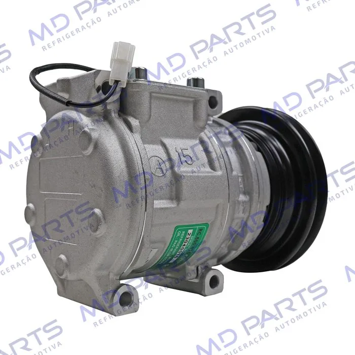 Compressor Modelo Denso 10PA15C Mitsubishi Pajero/ Montero 1988 Até 1994 - 12 Volts Polia Canal 1A 144mm — foto 4
