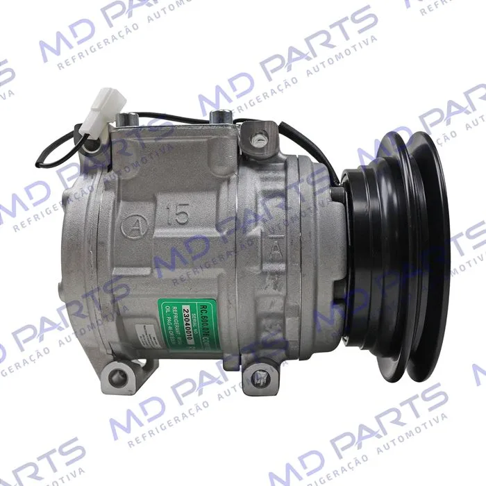 Compressor Modelo Denso 10PA15C Mitsubishi Pajero/ Montero 1988 Até 1994 - 12 Volts Polia Canal 1A 144mm — foto 5