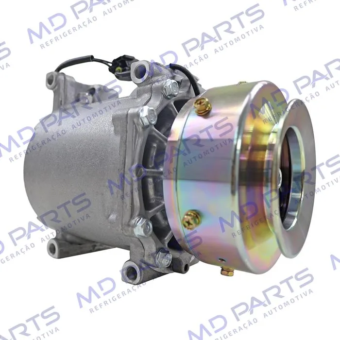 Compressor Mitsubishi Pajero Modelo Sport 4WD SE / MSC105C 1G 1997 Até 2004 3.0L / 3.5L - 12 Volts Polia Canal 1A 93mm — foto 3