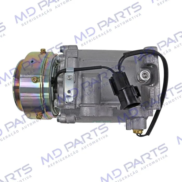 Compressor Mitsubishi Pajero Modelo Sport 4WD SE / MSC105C 1G 1997 Até 2004 3.0L / 3.5L - 12 Volts Polia Canal 1A 93mm — foto 6