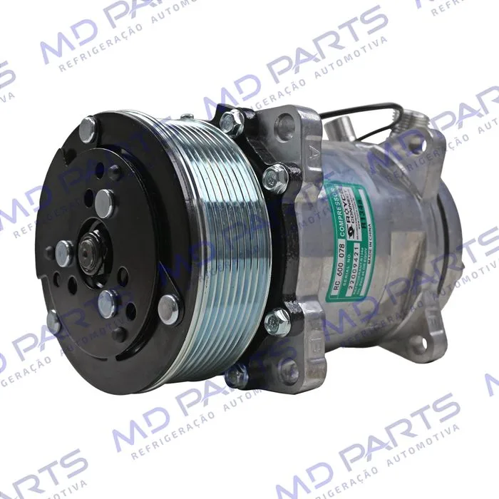 Compressor Modelo 5H14 8 Orelhas - 12 Volts Polia 8pk 123mm Universal R134a — foto 2