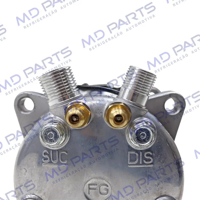 Compressor Modelo 5H14 8 Orelhas - 12 Volts Polia 8pk 123mm Universal R134a — foto 8
