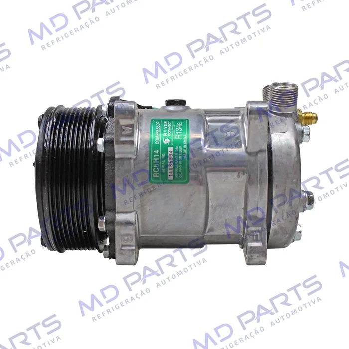 Compressor Modelo AA5H14AA 8 Orelhas - 24 Volts Polia 8pk 121mm Universal R134a
