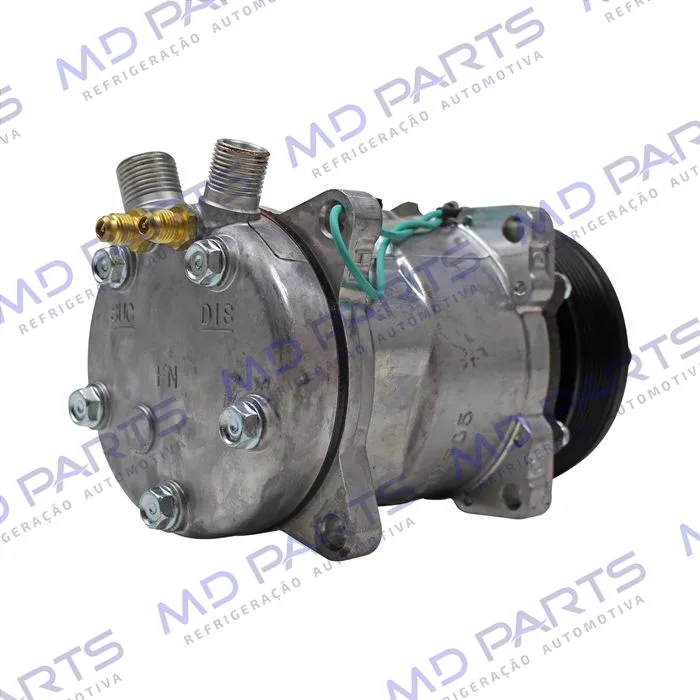 Compressor Modelo AA5H14AA 8 Orelhas - 24 Volts Polia 8pk 121mm Universal R134a — foto 6