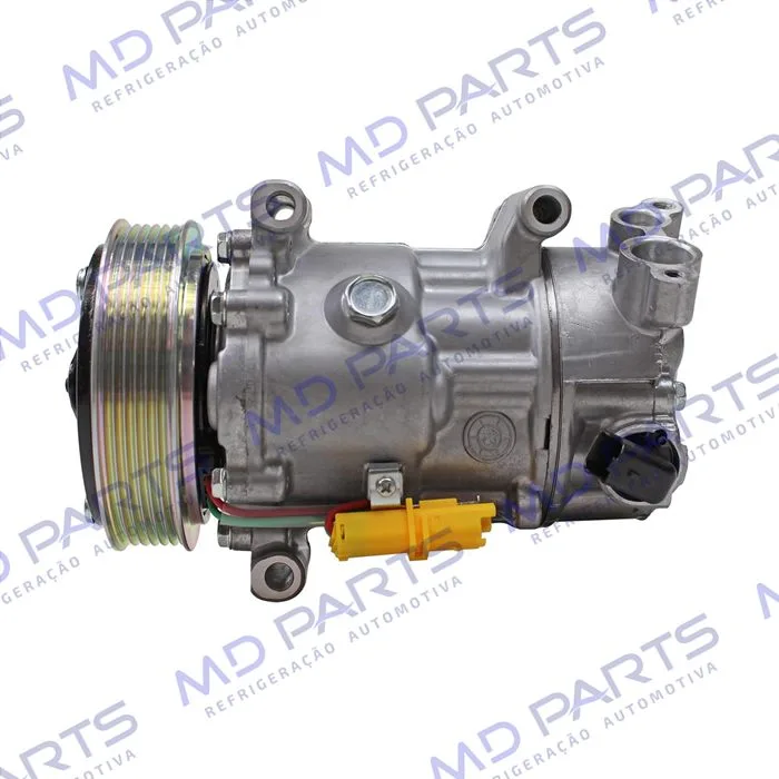 Compressor SD6C12 Citroën C4 Pallas / Peugeot 307 / 208 - 12 Volts Polia 6pk 120mm