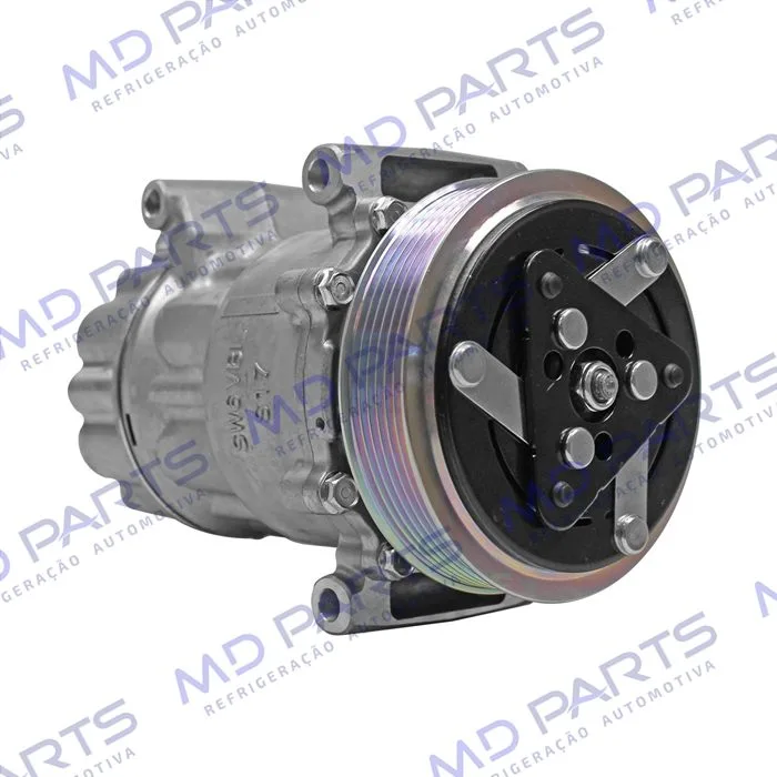 Compressor SD6C12 Citroën C4 Pallas / Peugeot 307 / 208 - 12 Volts Polia 6pk 120mm — foto 4