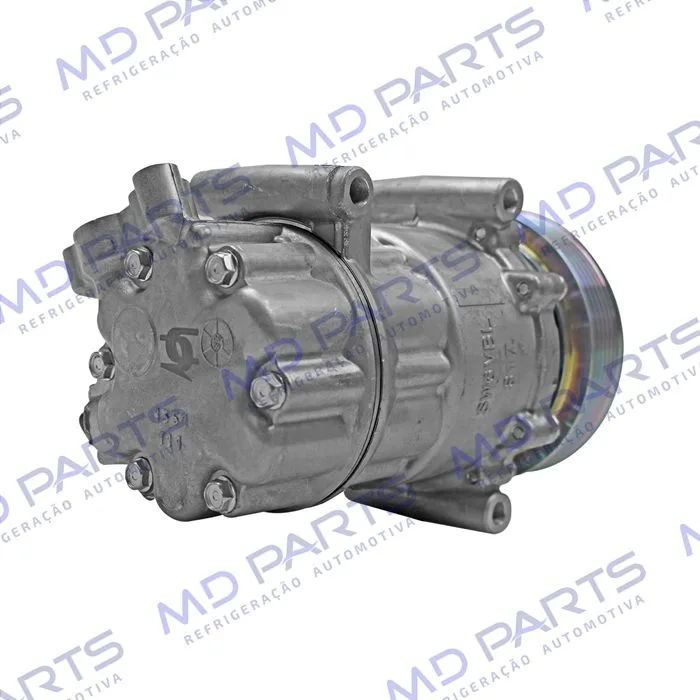 Compressor SD6C12 Citroën C4 Pallas / Peugeot 307 / 208 - 12 Volts Polia 6pk 120mm — foto 6