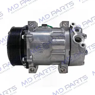 Compressor Modelo BB7H15BB 7980 Caminhão Scania >2007 - 24 Volts 8pk 119mm OEM: 1412263