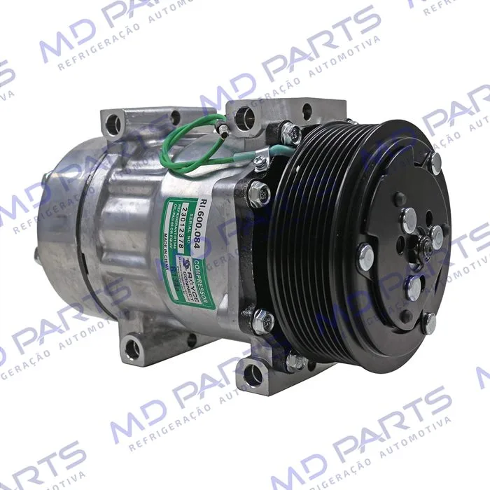Compressor Modelo BB7H15BB 7980 Caminhão Scania >2007 - 24 Volts 8pk 119mm OEM: 1412263 — foto 3