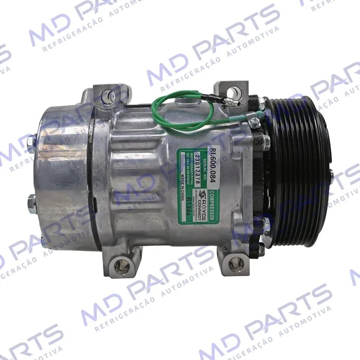 Compressor Modelo BB7H15BB 7980 Caminhão Scania >2007 - 24 Volts 8pk 119mm OEM: 1412263 — foto 4