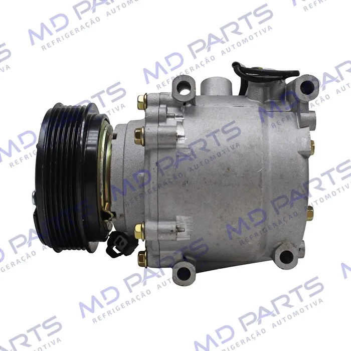 Compressor BBTRSA09BB Modelo 4984 Honda Civic 2001 Até 2006 - 12 Volts Polia 6pk 110mm