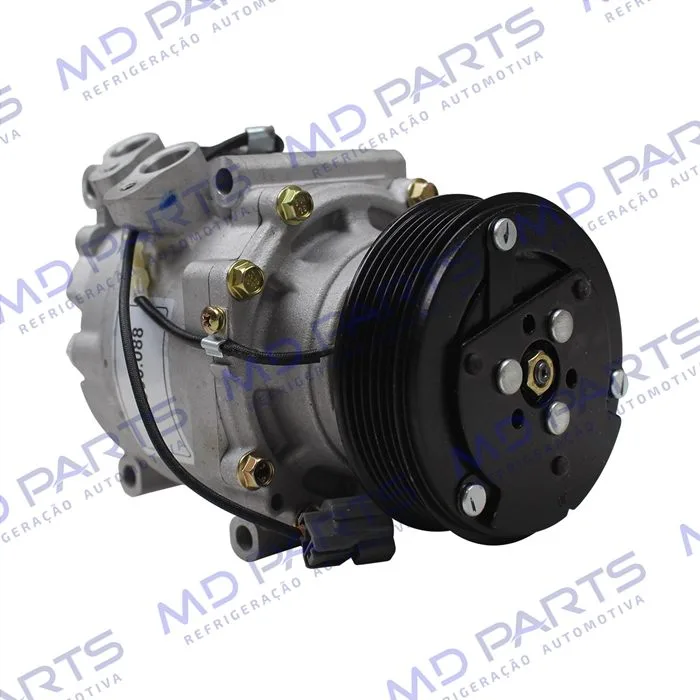 Compressor BBTRSA09BB Modelo 4984 Honda Civic 2001 Até 2006 - 12 Volts Polia 6pk 110mm — foto 4