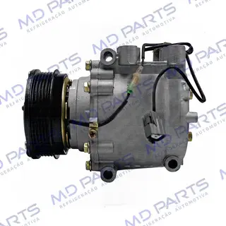 Compressor Modelo Sanden TRS90 Honda Accord 2001> - 12 Volts Polia 5pk 100mm R134a