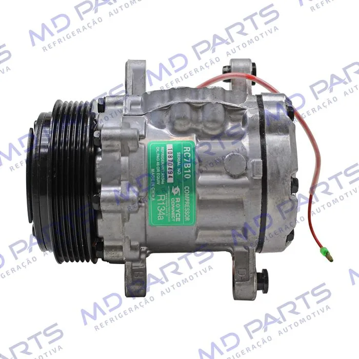 Compressor Modelo 7B10 - 12 Volts Polia 6pk 112mm R134a