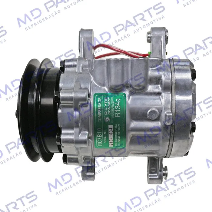 Compressor Modelo 7B10 - 12 Volts Polia Canal 1A 115 mm R134a