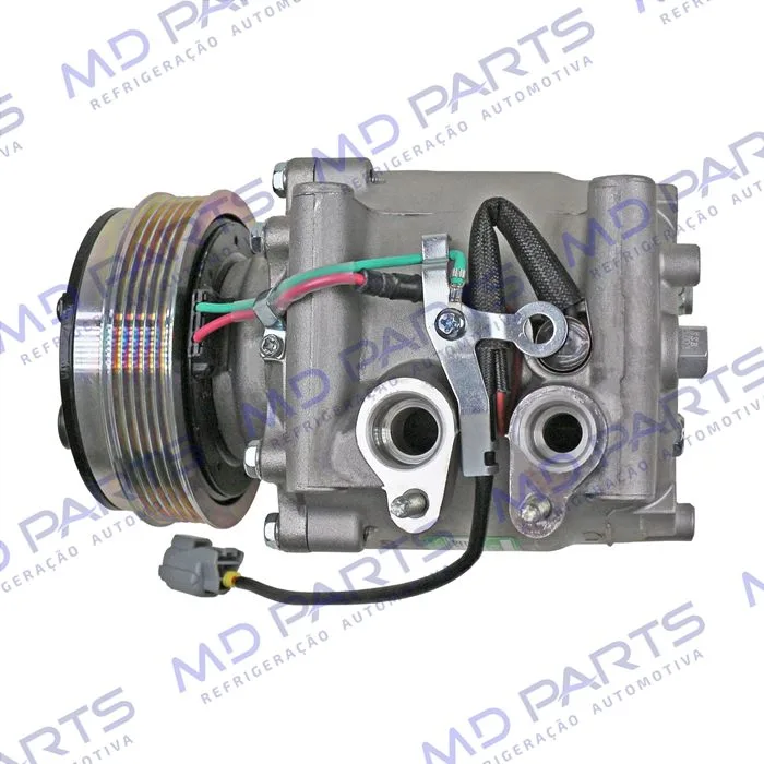 Compressor Modelo TRSA09 Honda Fit 2004 Até 2007 - 12 Volts Polia 5pk 110mm — foto 8