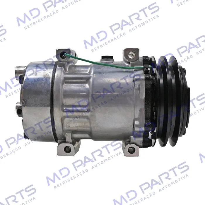 Compressor Modelo AA7H15AA Parafuso Passante Descarga e Sucção Traseira O´ring - 24 Volts Polia 2A 132mm — foto 5