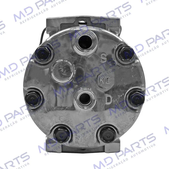 Compressor Modelo AA7H15AA Parafuso Passante Descarga e Sucção Traseira O´ring - 24 Volts Polia 2A 132mm — foto 7