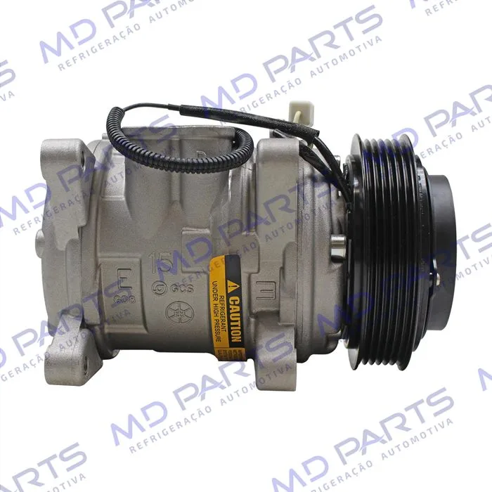 Compressor 10PA15 Modelo 6P148 8 Orelhas Volkswagen Santana - 12 Volts Polia 6pk 125mm — foto 5