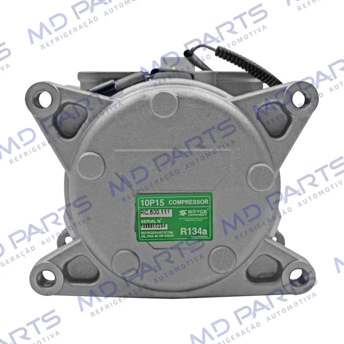 Compressor 10PA15 Modelo 6P148 8 Orelhas Volkswagen Santana - 12 Volts Polia 6pk 125mm — foto 7
