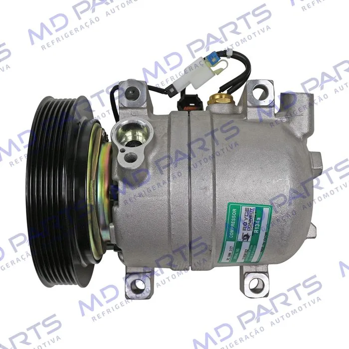 Compressor Zexel Nissan Frontier / X-Terra Motor 2.8 Até 2007 - 12 Volts Polia 6pk 143mm