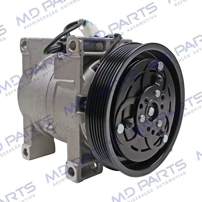 Compressor Zexel Nissan Frontier / X-Terra Motor 2.8 Até 2007 - 12 Volts Polia 6pk 143mm — foto 4