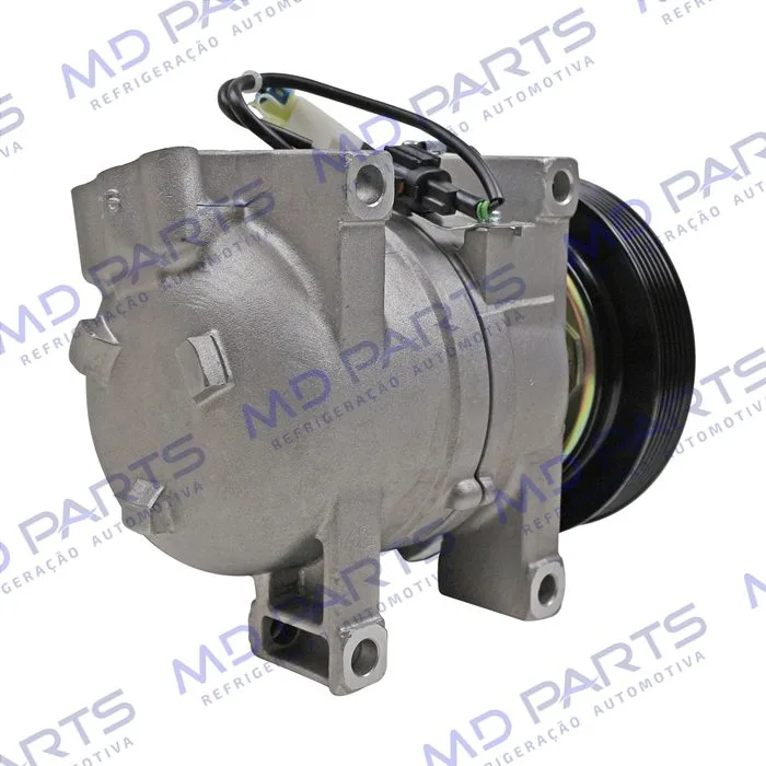 Compressor Zexel Nissan Frontier / X-Terra Motor 2.8 Até 2007 - 12 Volts Polia 6pk 143mm — foto 6