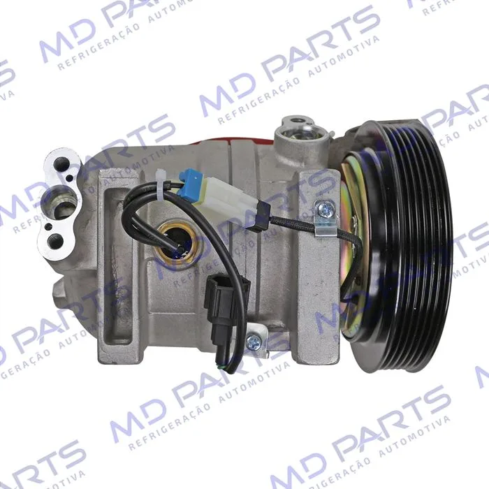 Compressor Zexel Nissan Frontier / X-Terra Motor 2.8 Até 2007 - 12 Volts Polia 6pk 143mm — foto 8