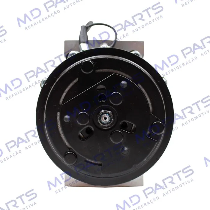 Compressor AA7H15AA Máquina Case Descarga e Sucção Saída Traseira O'ring - 12 Volts Polia 8pk 115mm — foto 3