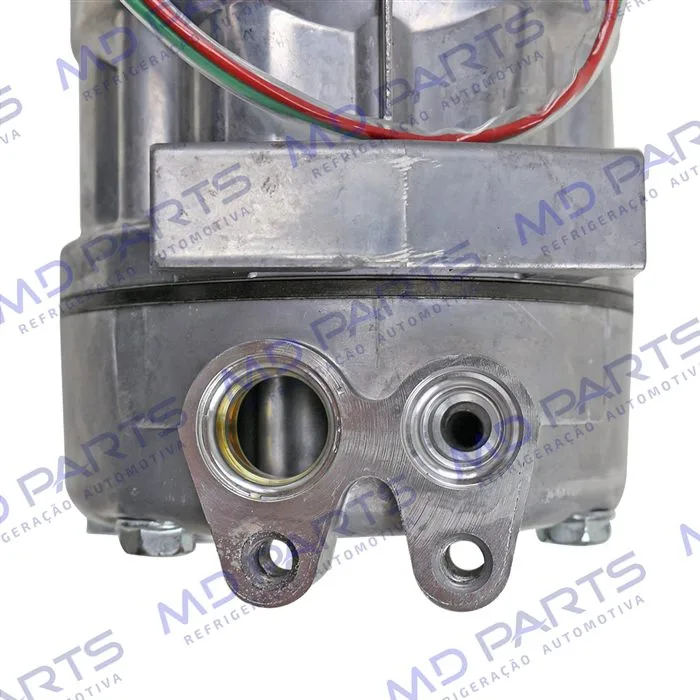 Compressor Modelo AA7H15AA 8290 Caminhão Scania Tração 8x4 2008 Até 2011 Série 5 PGR - 24 Volts Polia 8pk 120mm OEM: 1888033/ 1853081 — foto 7