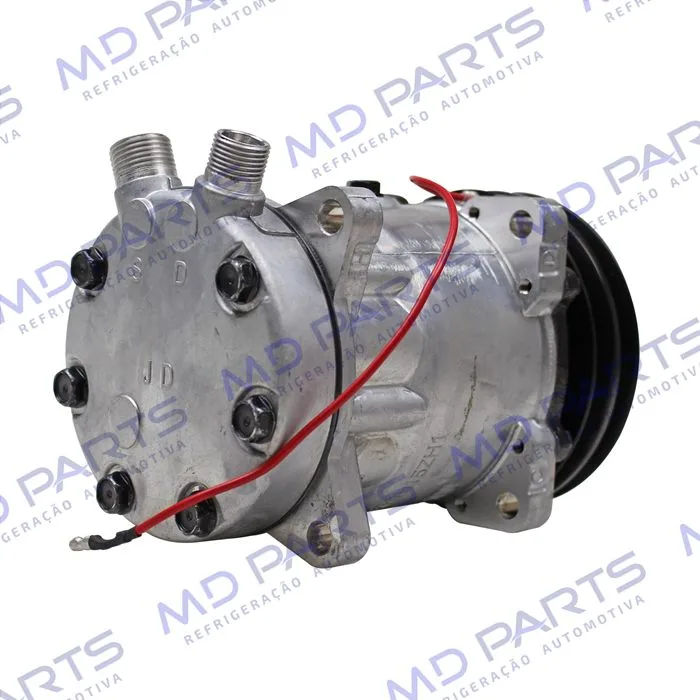 Compressor SANDEN AA7H15AA Original 4664 Trator Uniport 2011> 8 Orelhas - 12 Volts Polia 2A 132mm OEM: 6218551 — foto 6