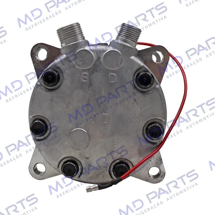 Compressor SANDEN AA7H15AA Original 4664 Trator Uniport 2011> 8 Orelhas - 12 Volts Polia 2A 132mm OEM: 6218551 — foto 7