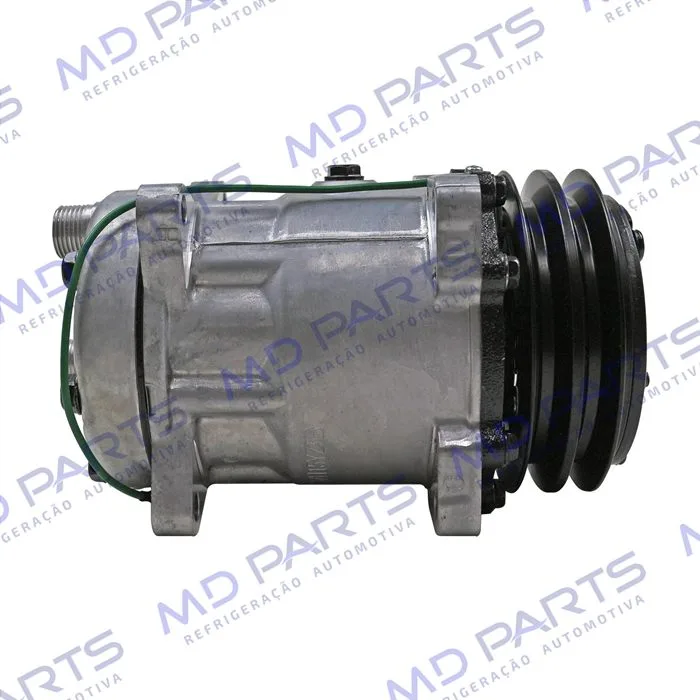 Compressor SANDEN Original 175cc 4742 AA7H15AA 8 Orelhas Descarga e Sucção Traseira O´ring - 24 Volts Polia 2A 125mm — foto 5