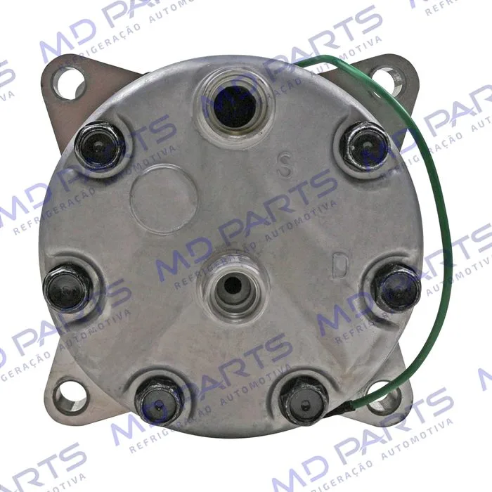 Compressor SANDEN Original 175cc 4742 AA7H15AA 8 Orelhas Descarga e Sucção Traseira O´ring - 24 Volts Polia 2A 125mm — foto 7