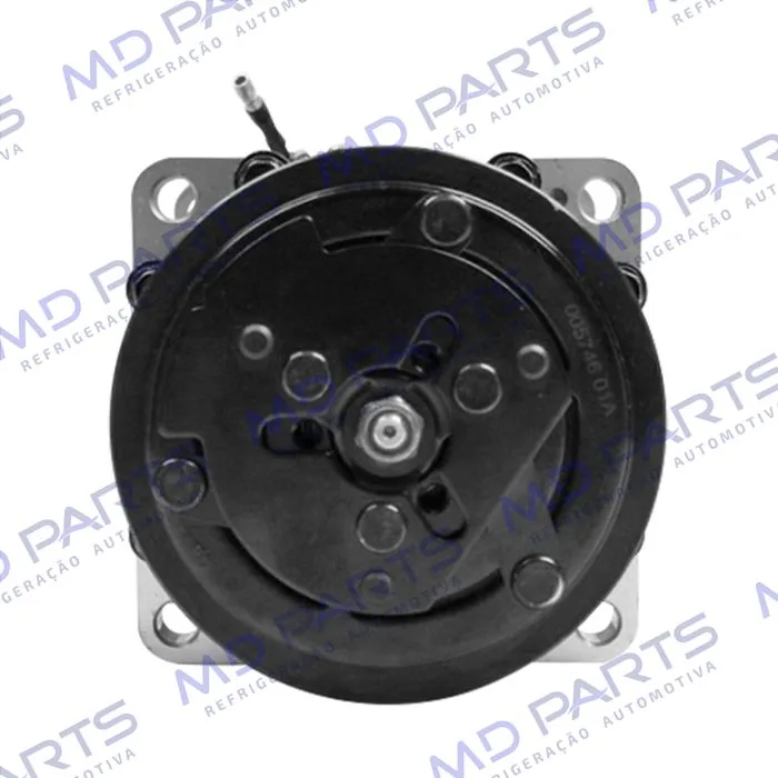 Compressor SANDEN 4765 AA7H15AA 8 Orelhas Descarga e Sucção Traseira O´ring - 24 Volts Polia 8pk 120 mm — foto 3
