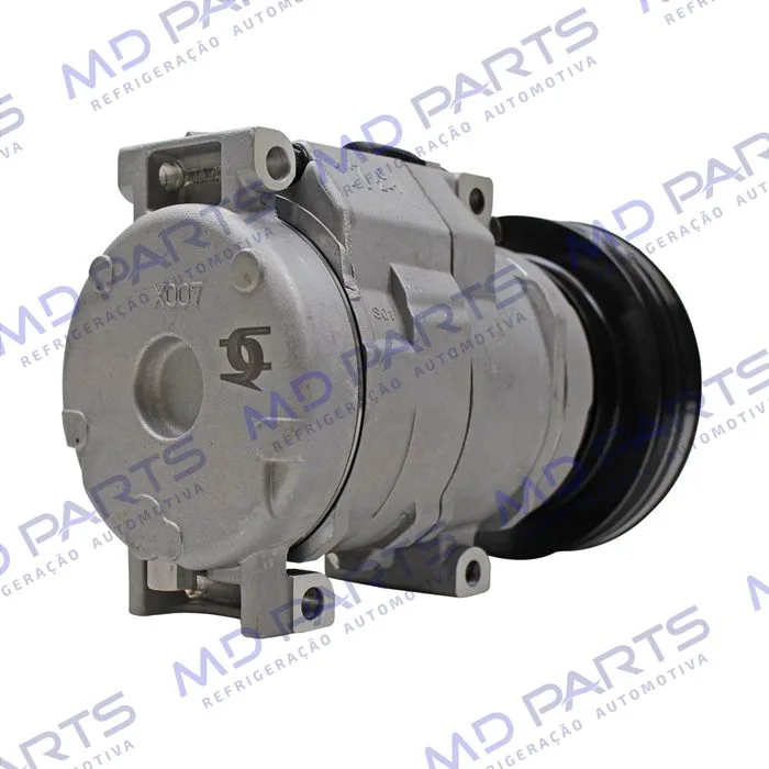 Compressor Modelo Denso 10S17C Máquina Caterpillar 310/320-BL - 24 Volts Polia Canal 1A 135mm OEM: 245-7781/ 176-1895/ 201-3837 — foto 6