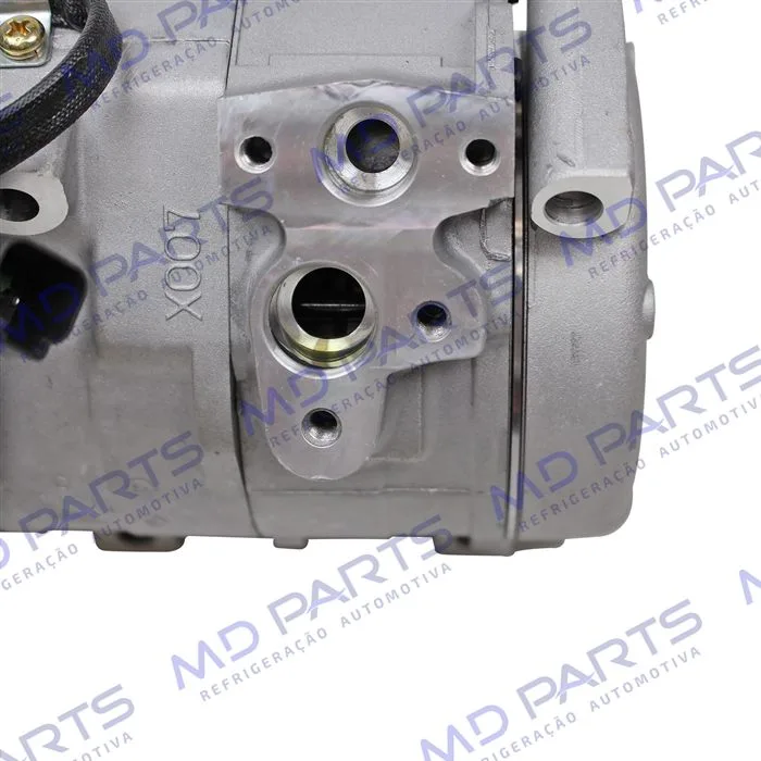 Compressor Modelo Denso 10S17C Máquina Caterpillar 310/320-BL - 24 Volts Polia Canal 1A 135mm OEM: 245-7781/ 176-1895/ 201-3837 — foto 8